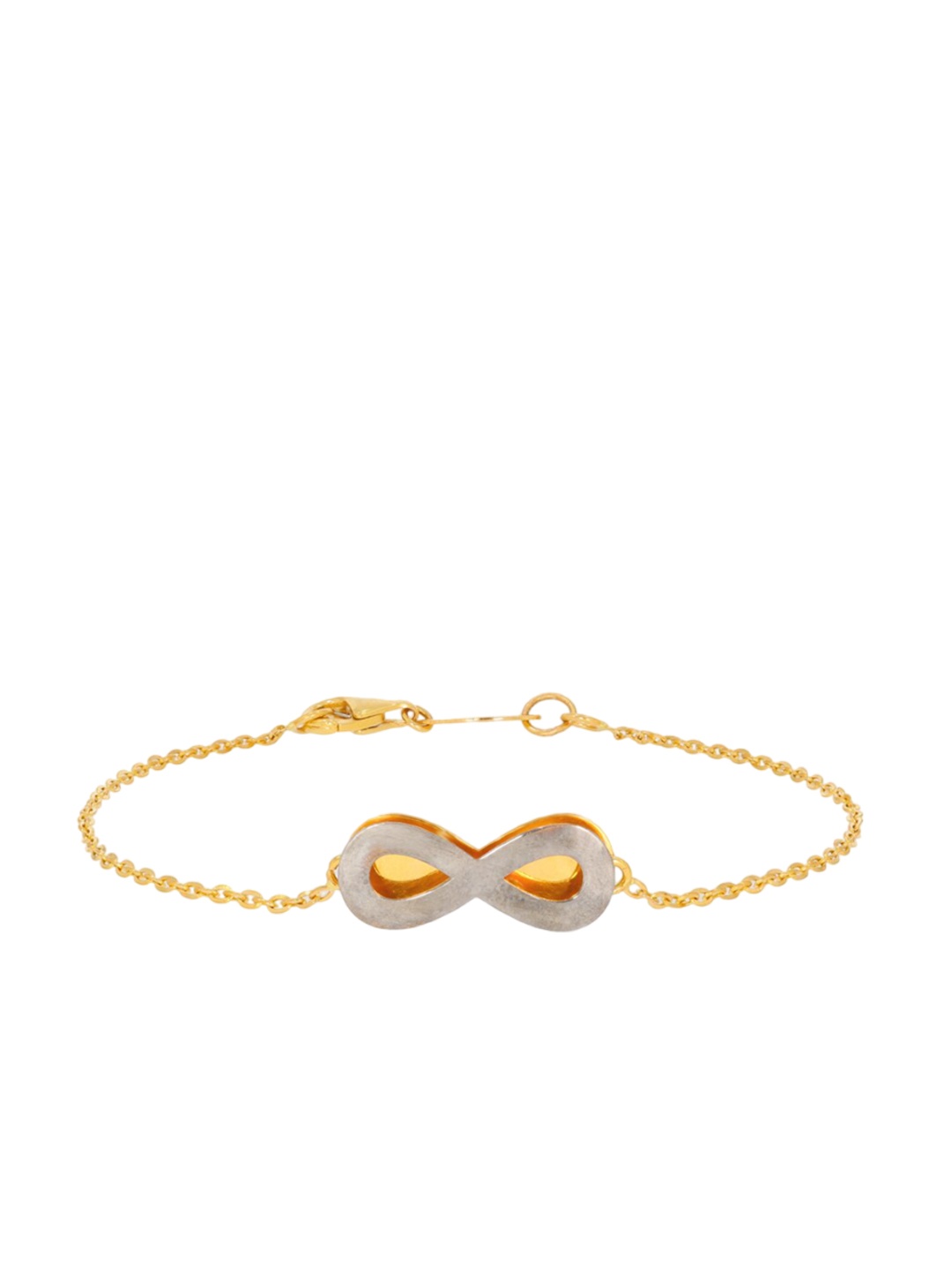 

BHIMA 22K Hallmark 916 Purity Yellow Gold Infinity Bracelet
