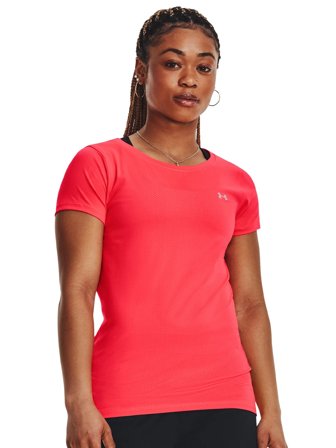 

UNDER ARMOUR UA HeatGear Armour Women Short Sleeve T-Shirt, Red