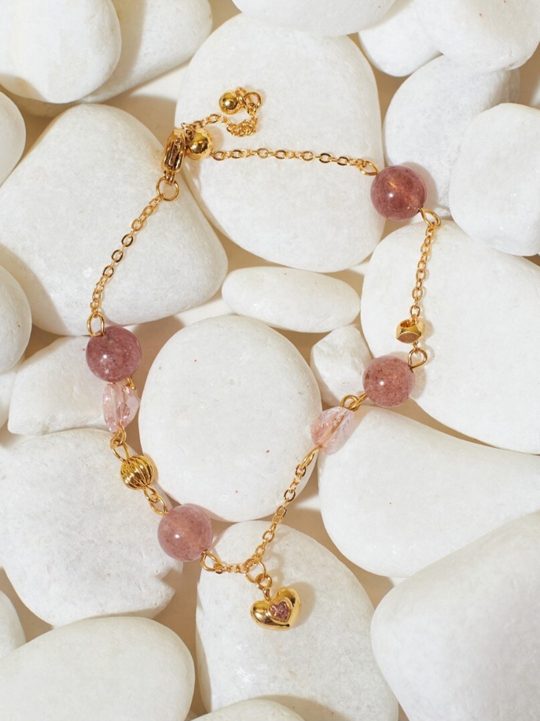 

SALTY Women Crystals Wraparound Bracelet, Gold