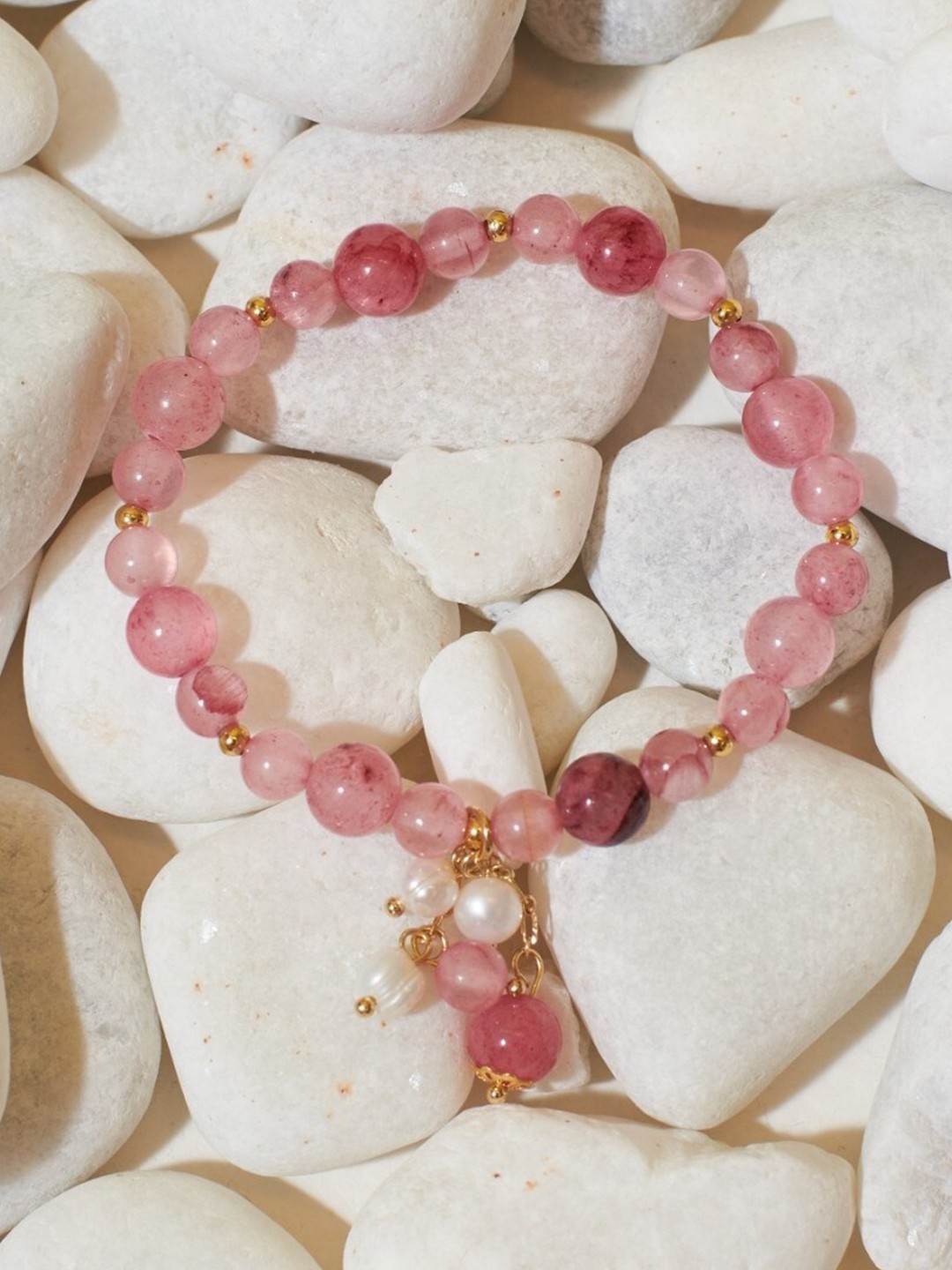 

SALTY Women Crystals Bracelet, Pink