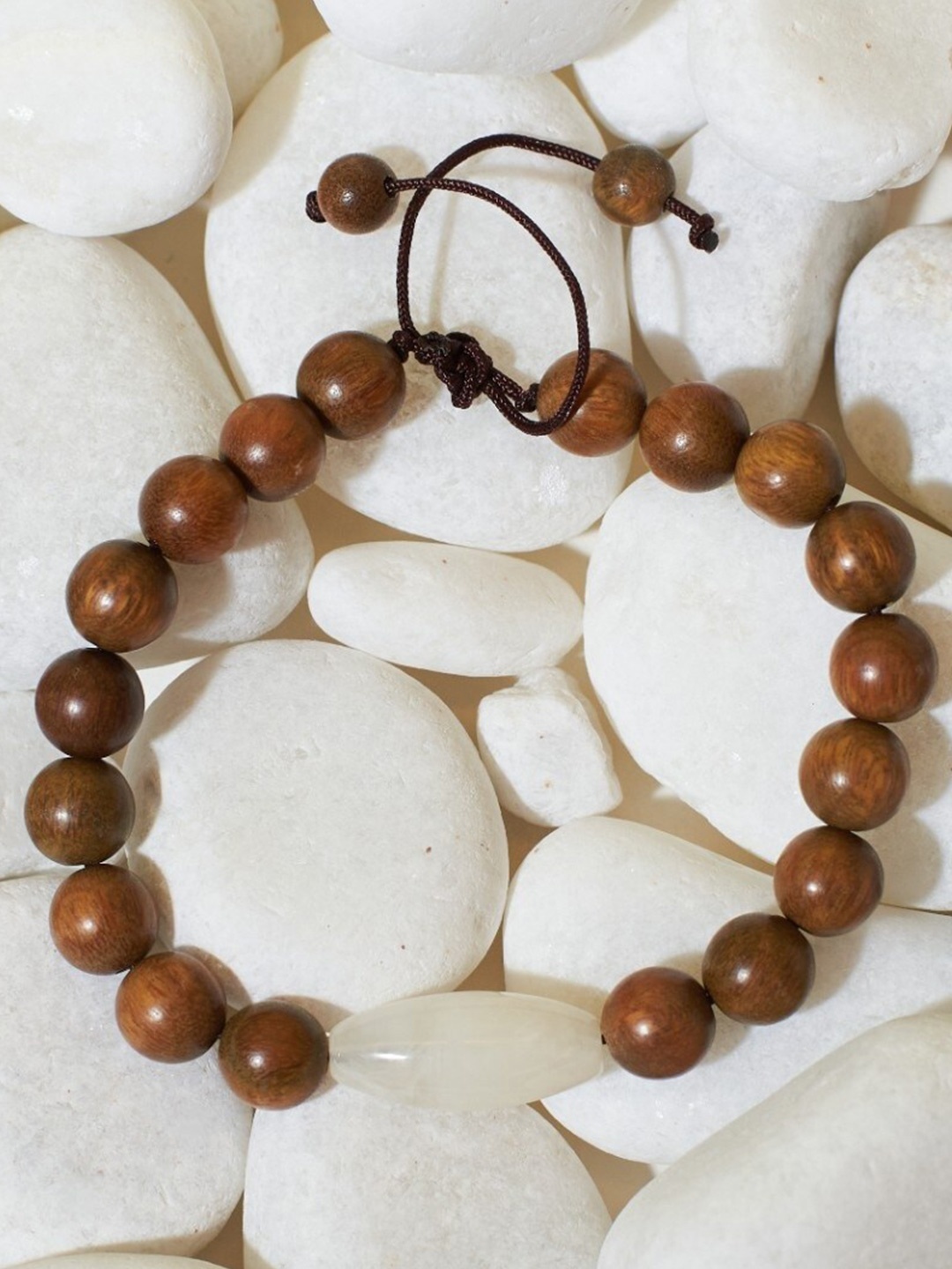 

SALTY Women Crystals Wraparound Bracelet, Brown