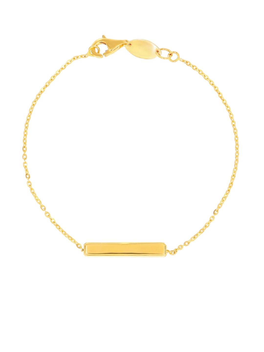 

BHIMA 22K Hallmark 916 Purity Yellow Gold Square Shape Bracelet