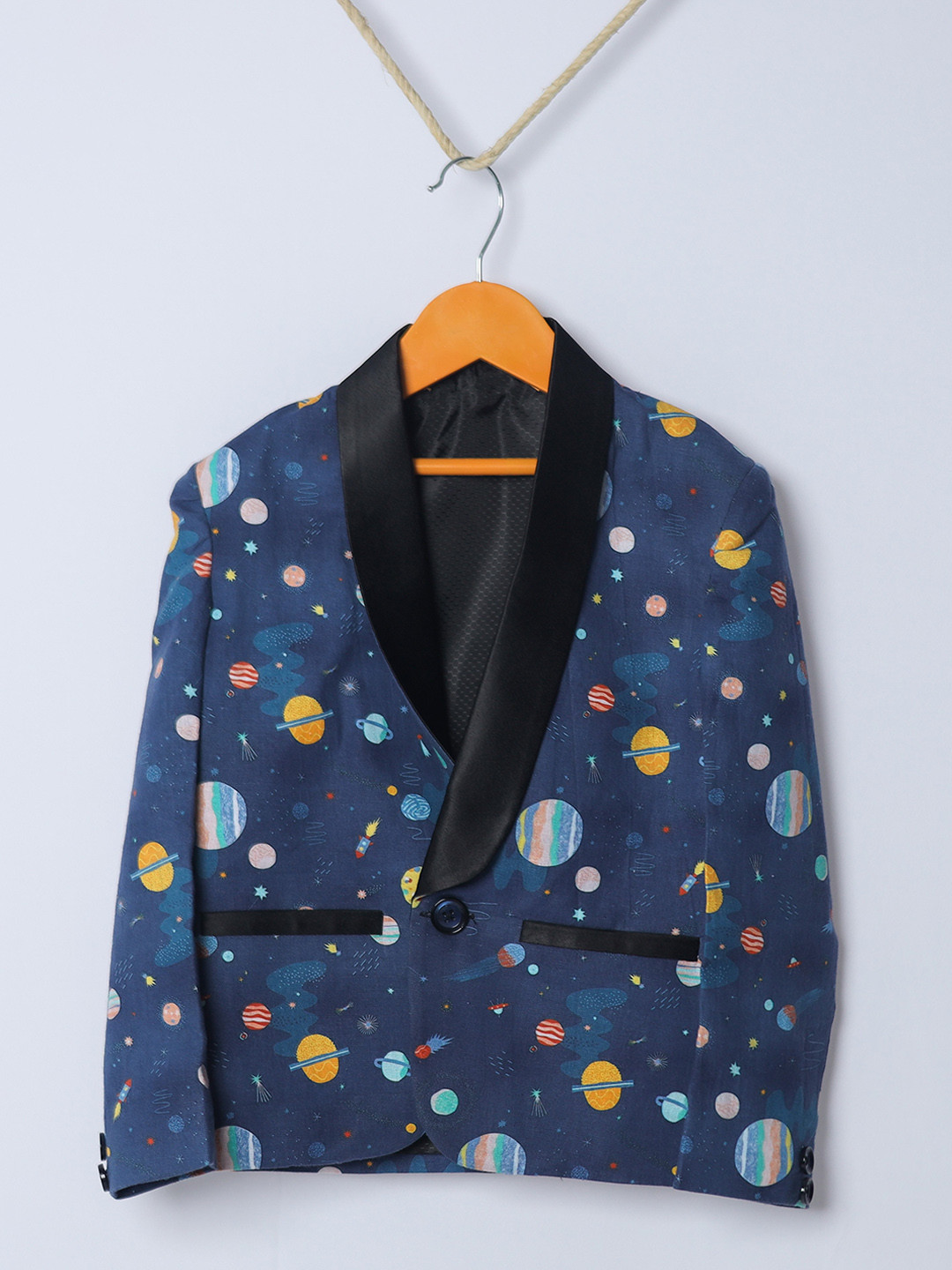 

BAESD Kids Printed Suits, Navy blue