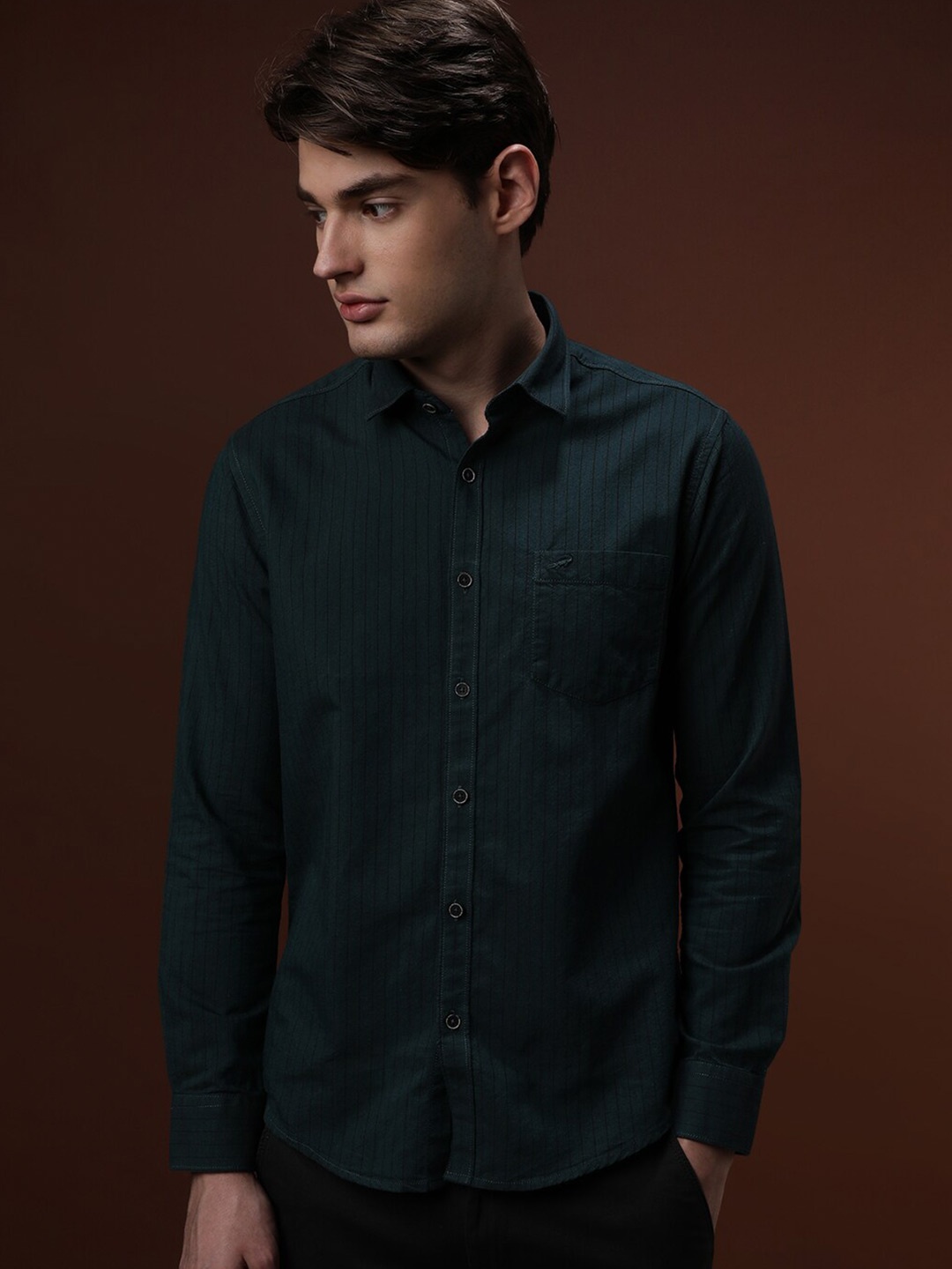 

Crocodile Sport Comfort Cotton Casual Shirt, Teal