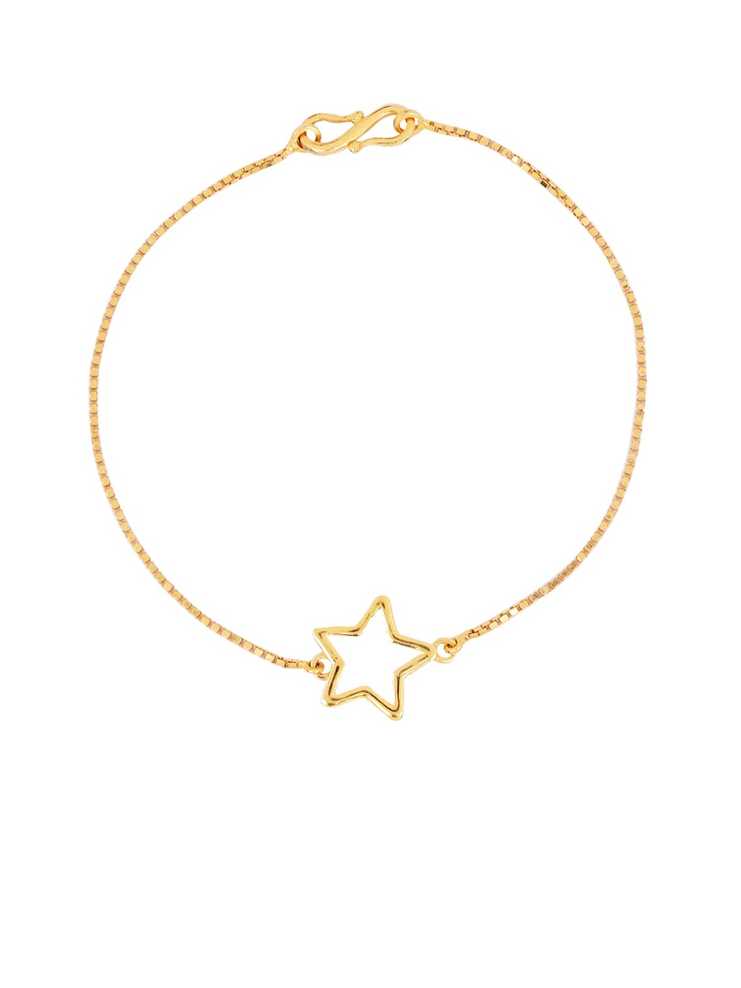 

BHIMA 22K Hallmark 916 Purity Yellow Gold Single Star Bracelet