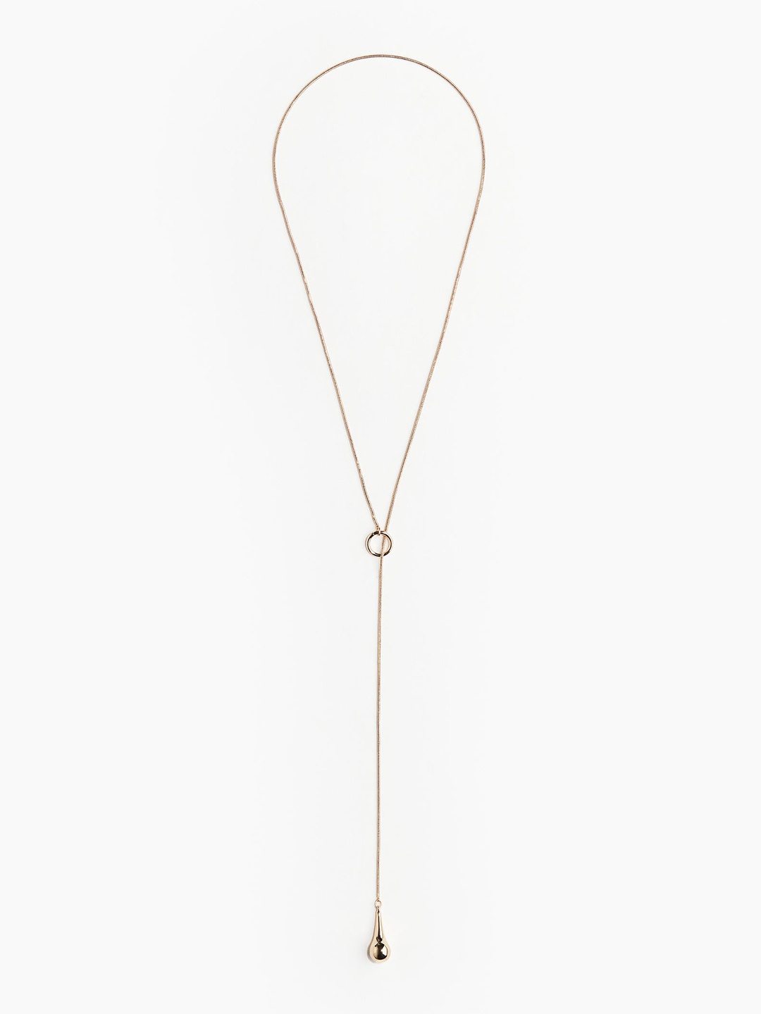 

H&M Lariat Necklace, Gold