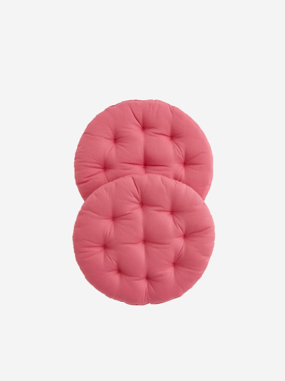 

H&M Pink Pure Cotton 2-Pack Round Seat Cushions