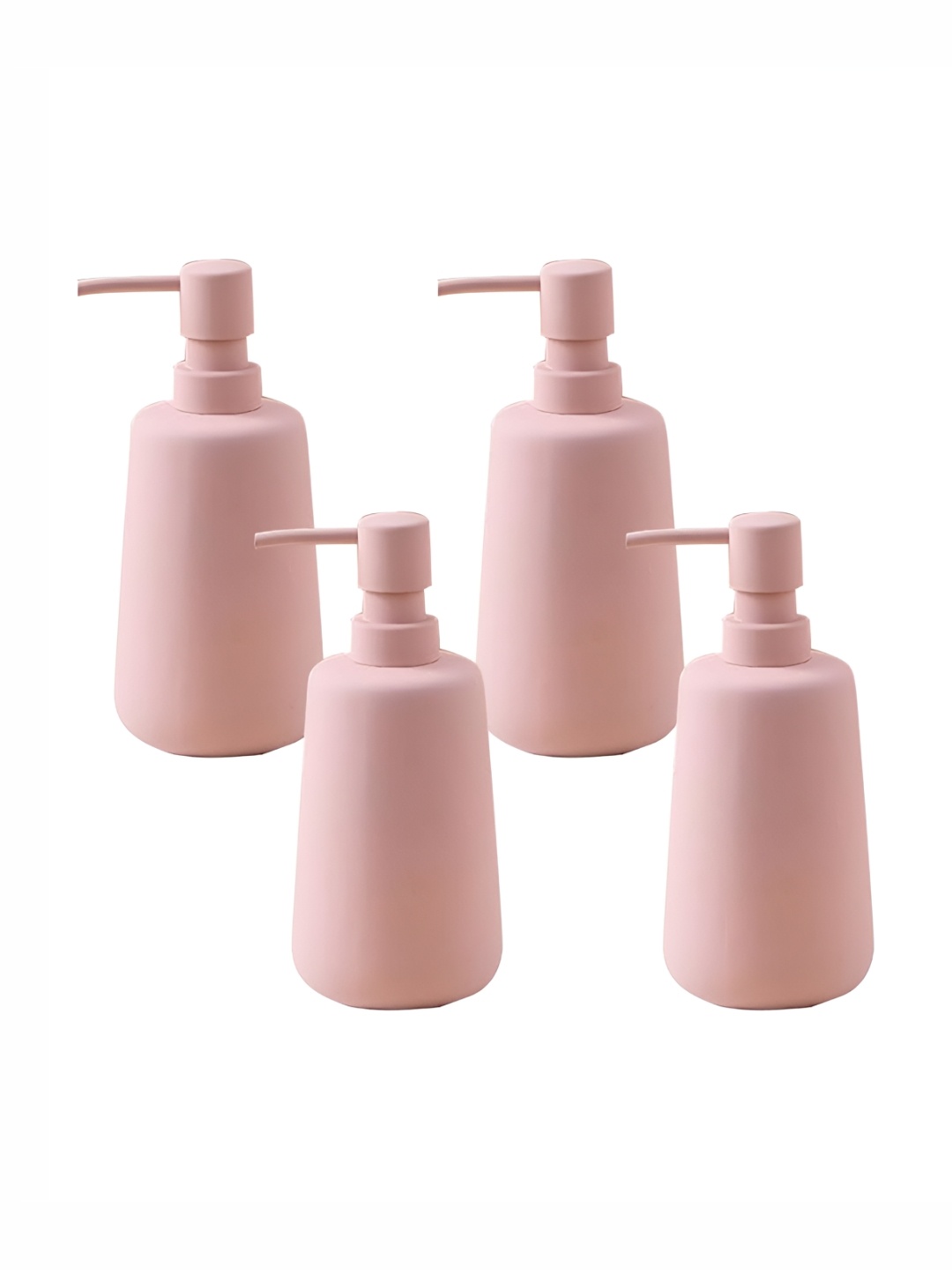 

The Better Home Pink 4 Pieces Ceramic Soap Dispenser 260 ml