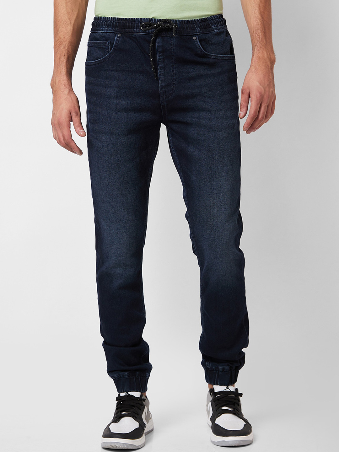 

SPYKAR Men High-Rise Light Fade Clean Look Cotton Jeans, Blue