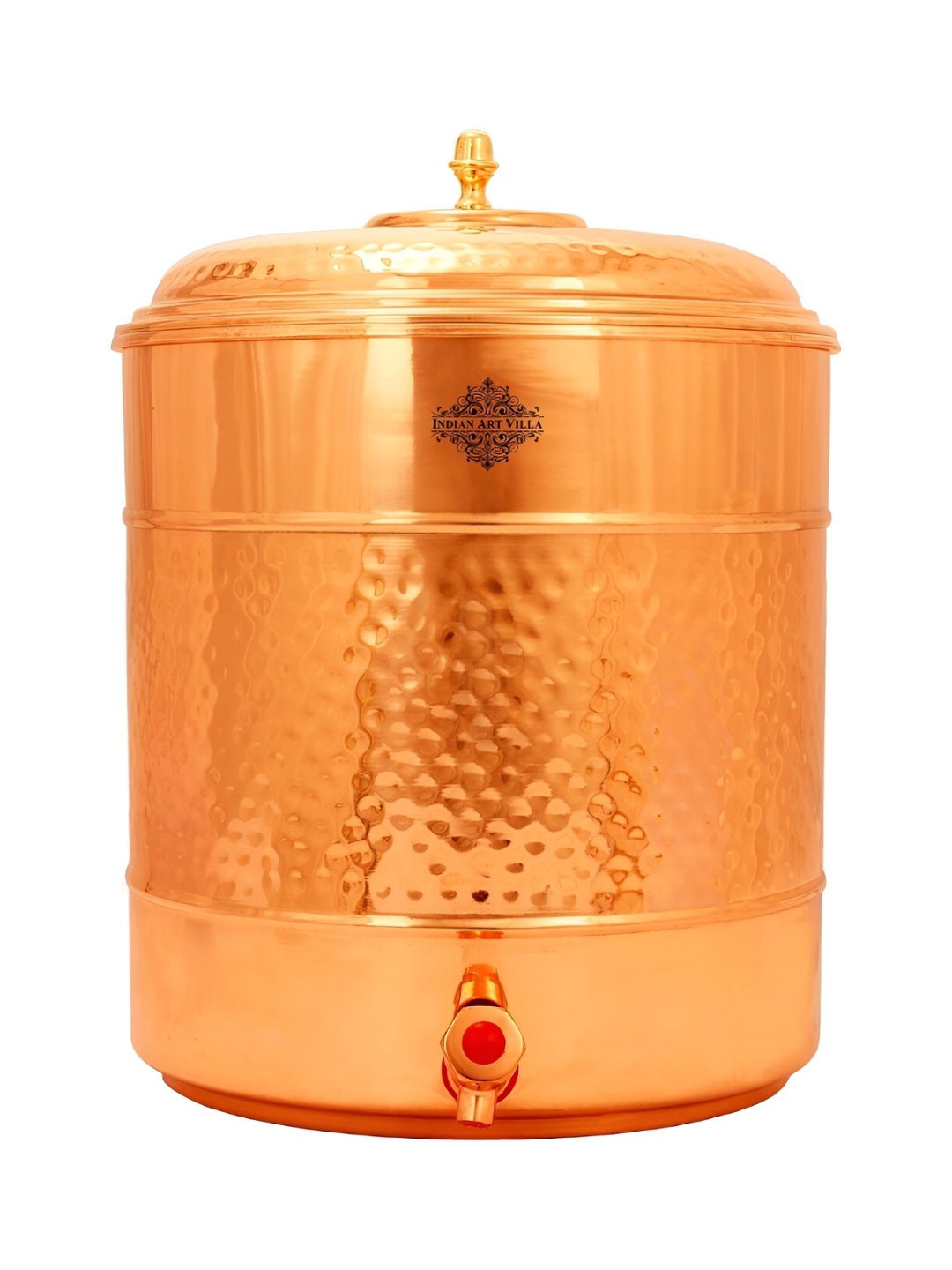 

INDIAN ART VILLA Copper Toned Copper Water Dispenser 13.5 litrs