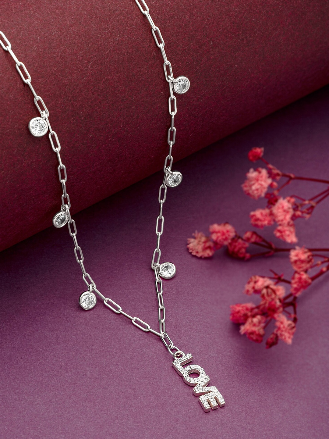 

SILBERRY Sterling Silver Rhodium-Plated Necklace
