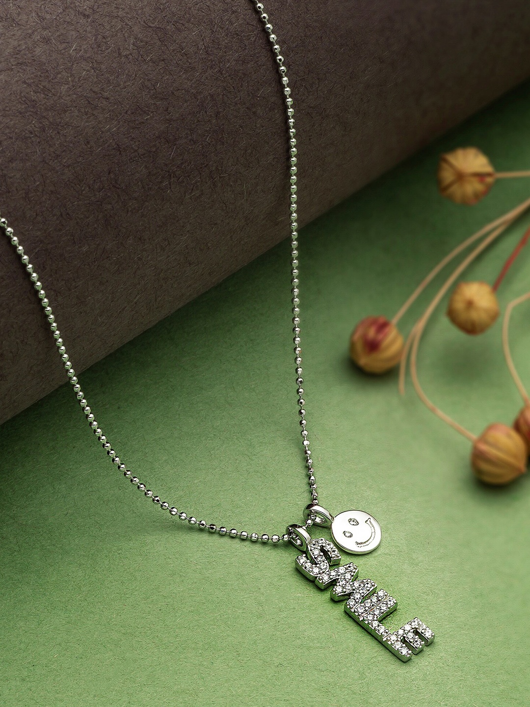 

SILBERRY Sterling Silver Rhodium-Plated Necklace