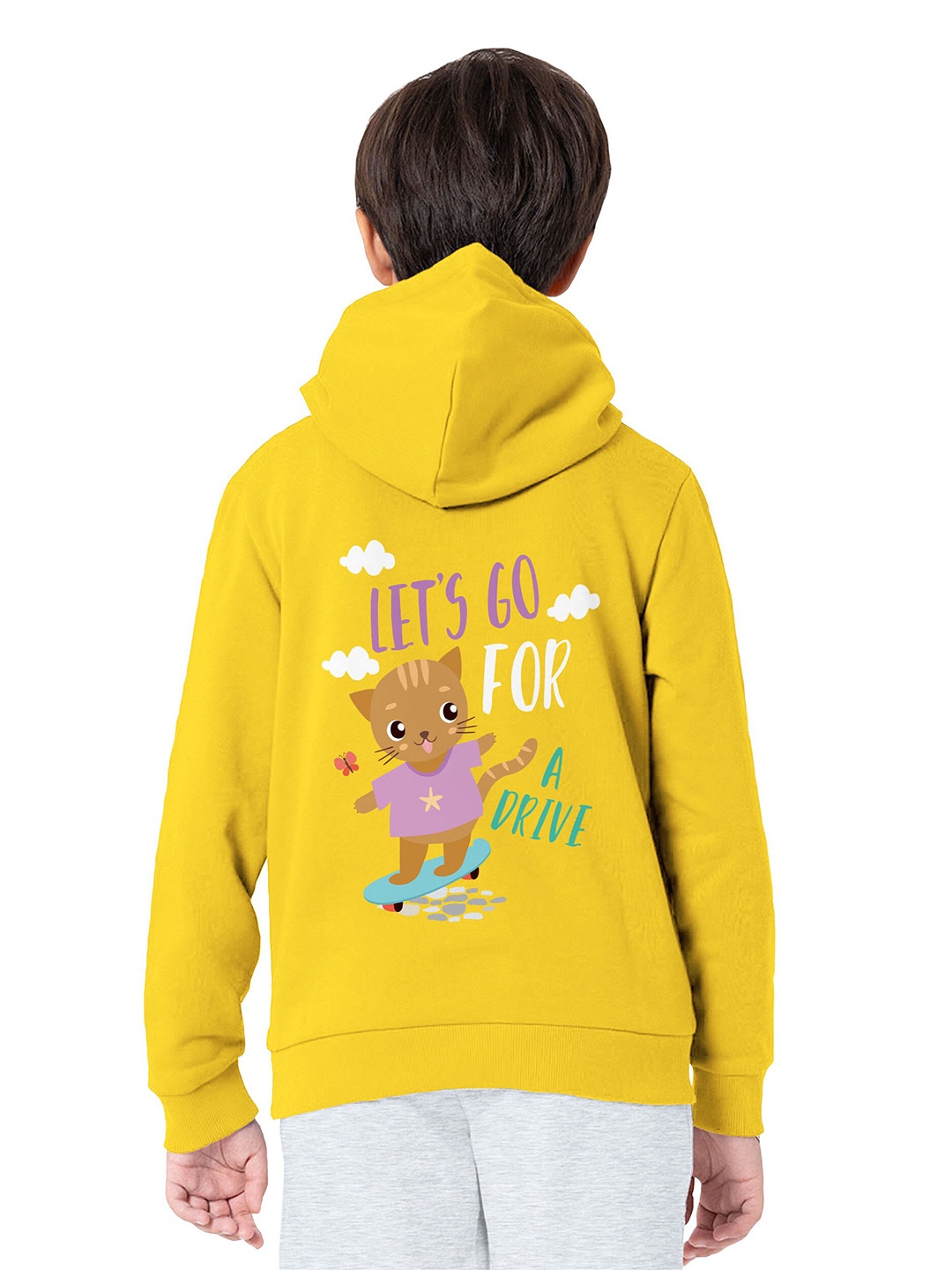 

BAESD Boys Hooded Sweatshirt, Yellow