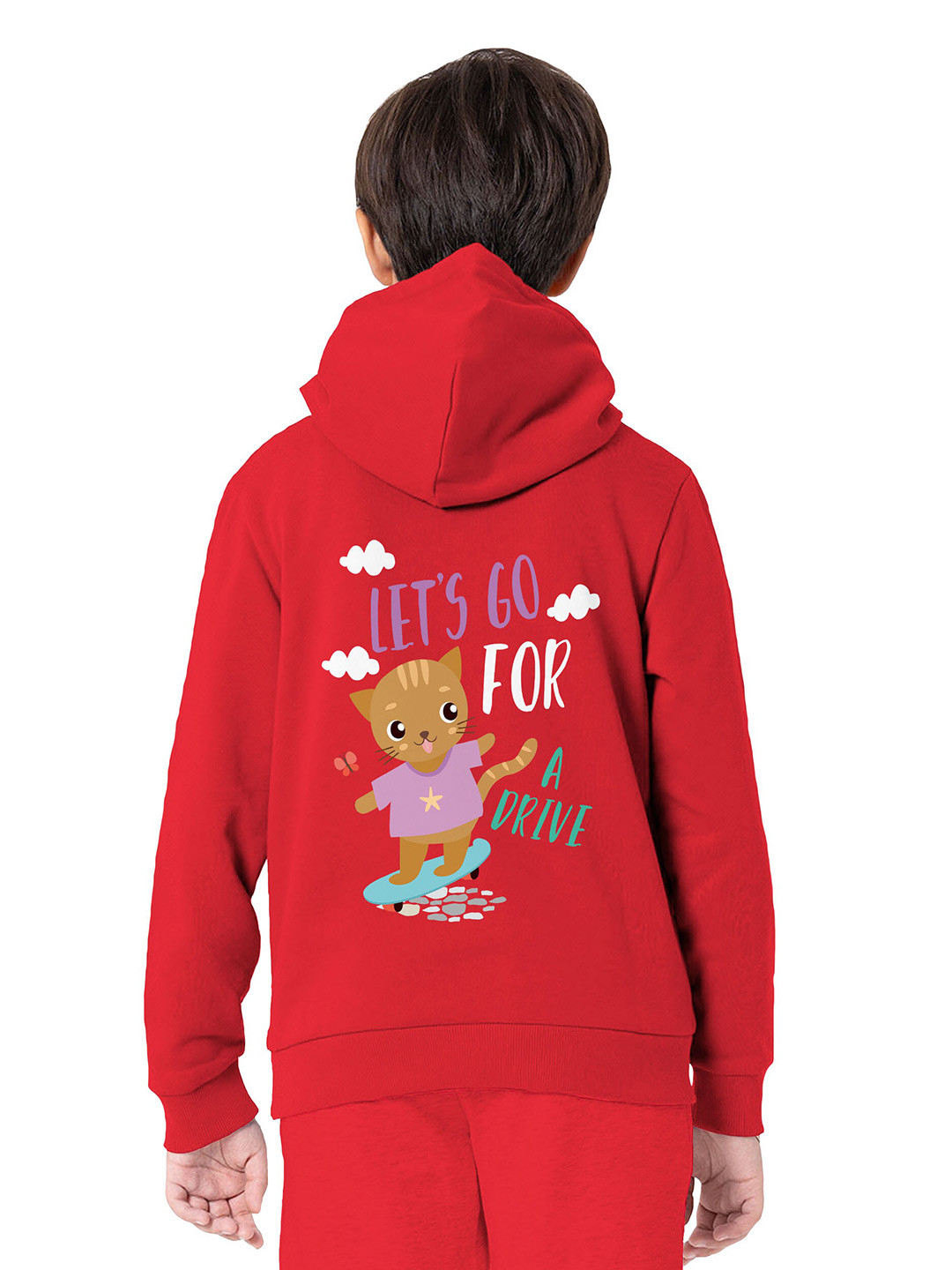 

BAESD Boys Hooded Sweatshirt, Red