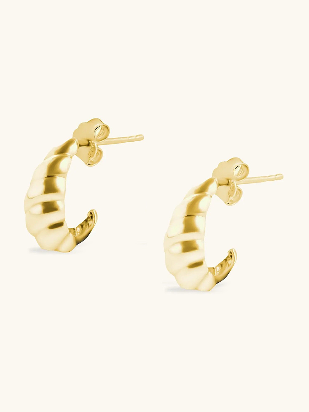 

Mabel Gold-Plated 92.5 Sterling Silver Contemporary Studs Earrings