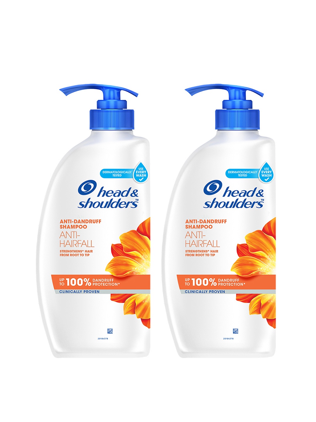 

Head & Shoulders Set of 2 Anti-Dandruff Anti-Hairfall Shampoo - 650ml each, White
