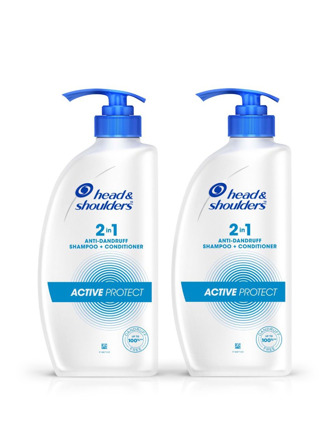 

Head & Shoulders Set of 2 Active Protect Anti Dandruff Shampoo+Conditioner - 650ml each, White