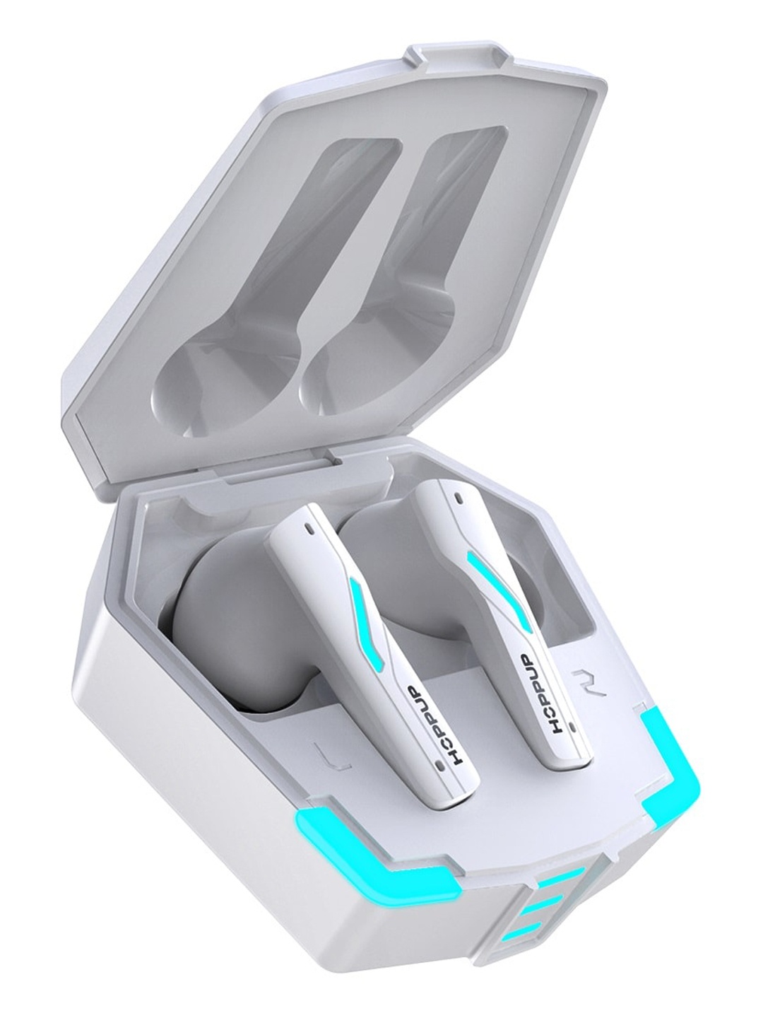 

HOPPUP Predator Xo4 Gaming Earbuds With 13MM Drivers, White