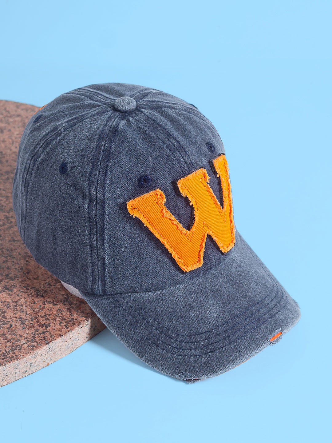 

Golden Peacock Unisex Embroidered Baseball Cap, Grey