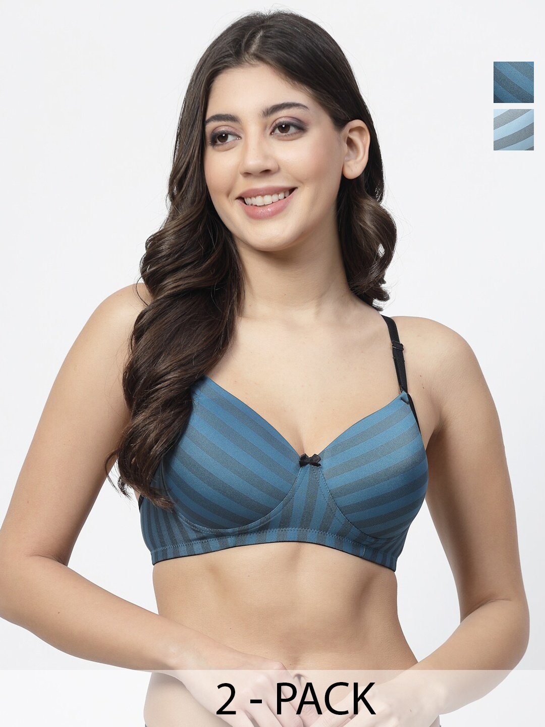 

Docare Bra Full Coverage Lightly Padded, Blue