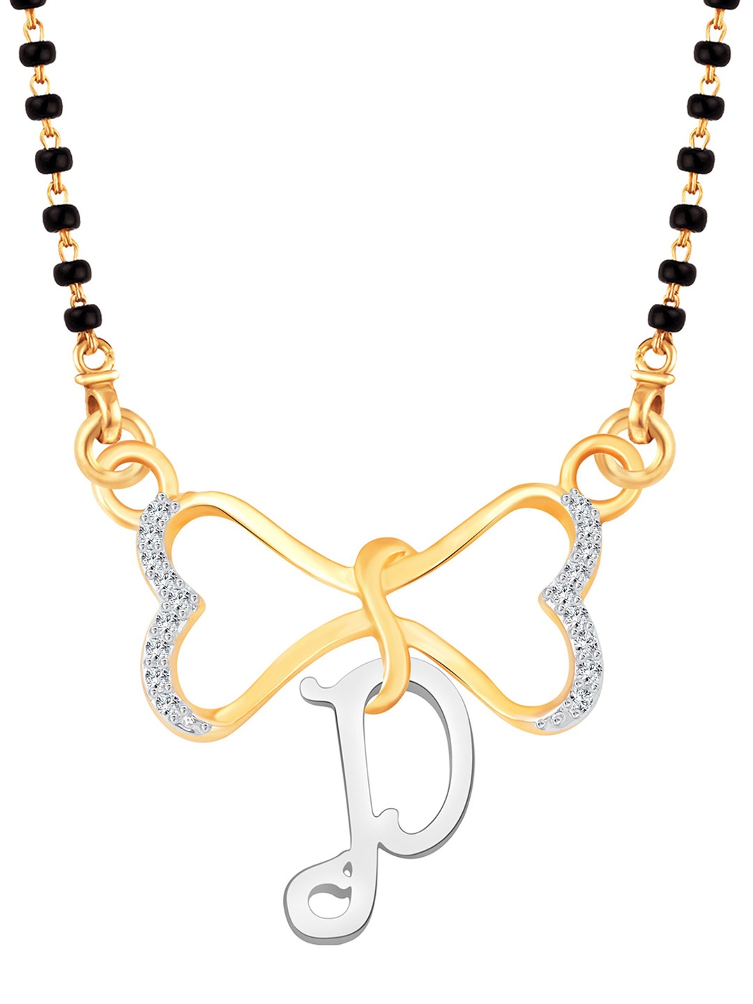 

Vighnaharta Gold-Plated Artificial Stones Mangalsutra