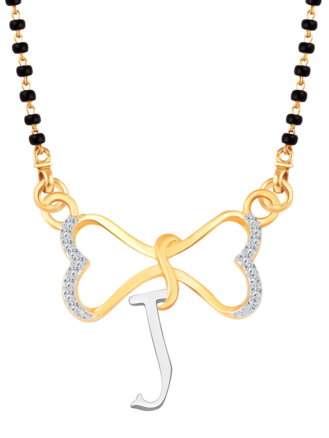 

Vighnaharta Gold-Plated Artificial Stones Mangalsutra