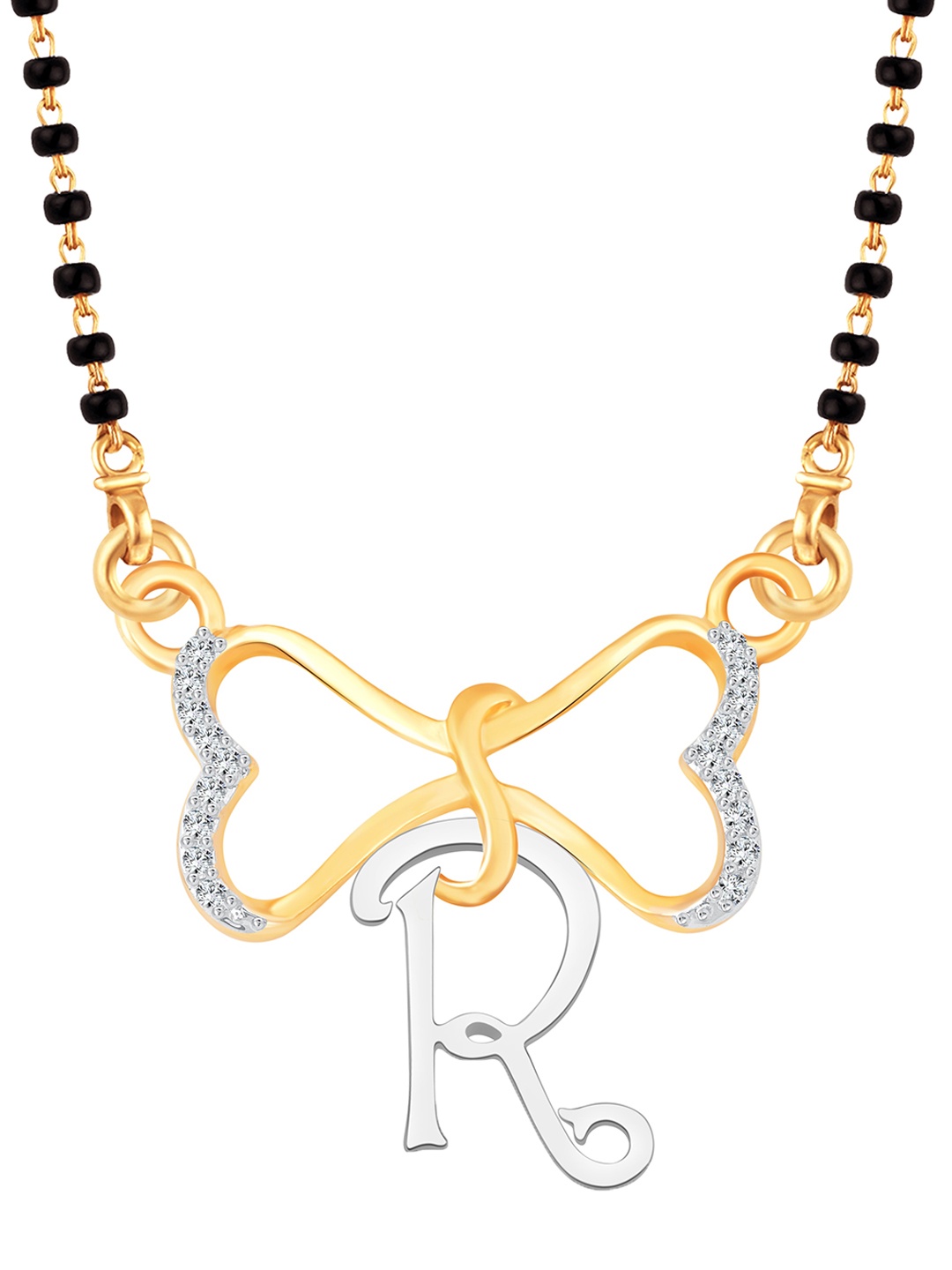 

Vighnaharta Gold-Plated Artificial Stones Mangalsutra