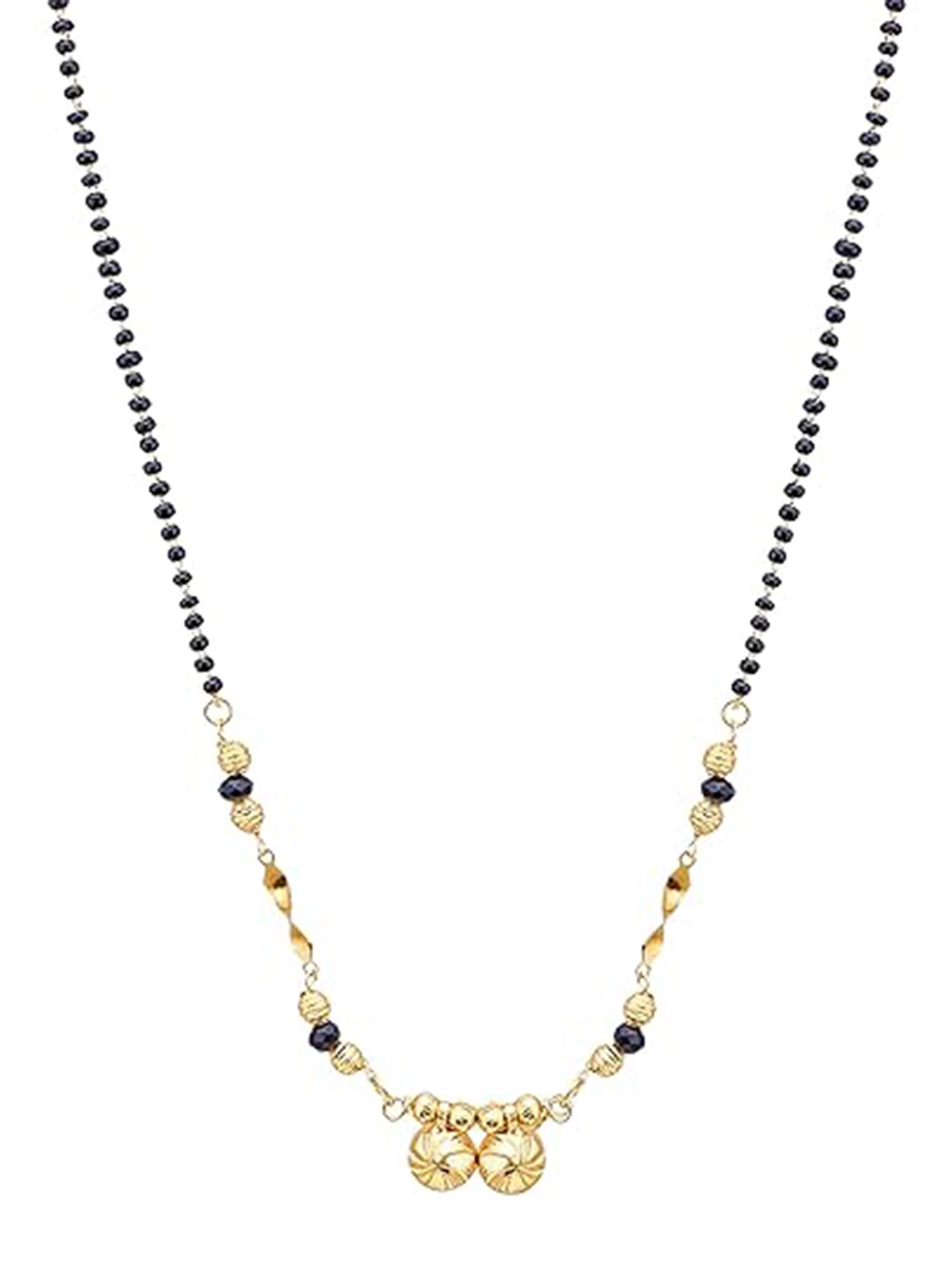 

Vighnaharta Gold-Plated Artificial Stones Mangalsutra