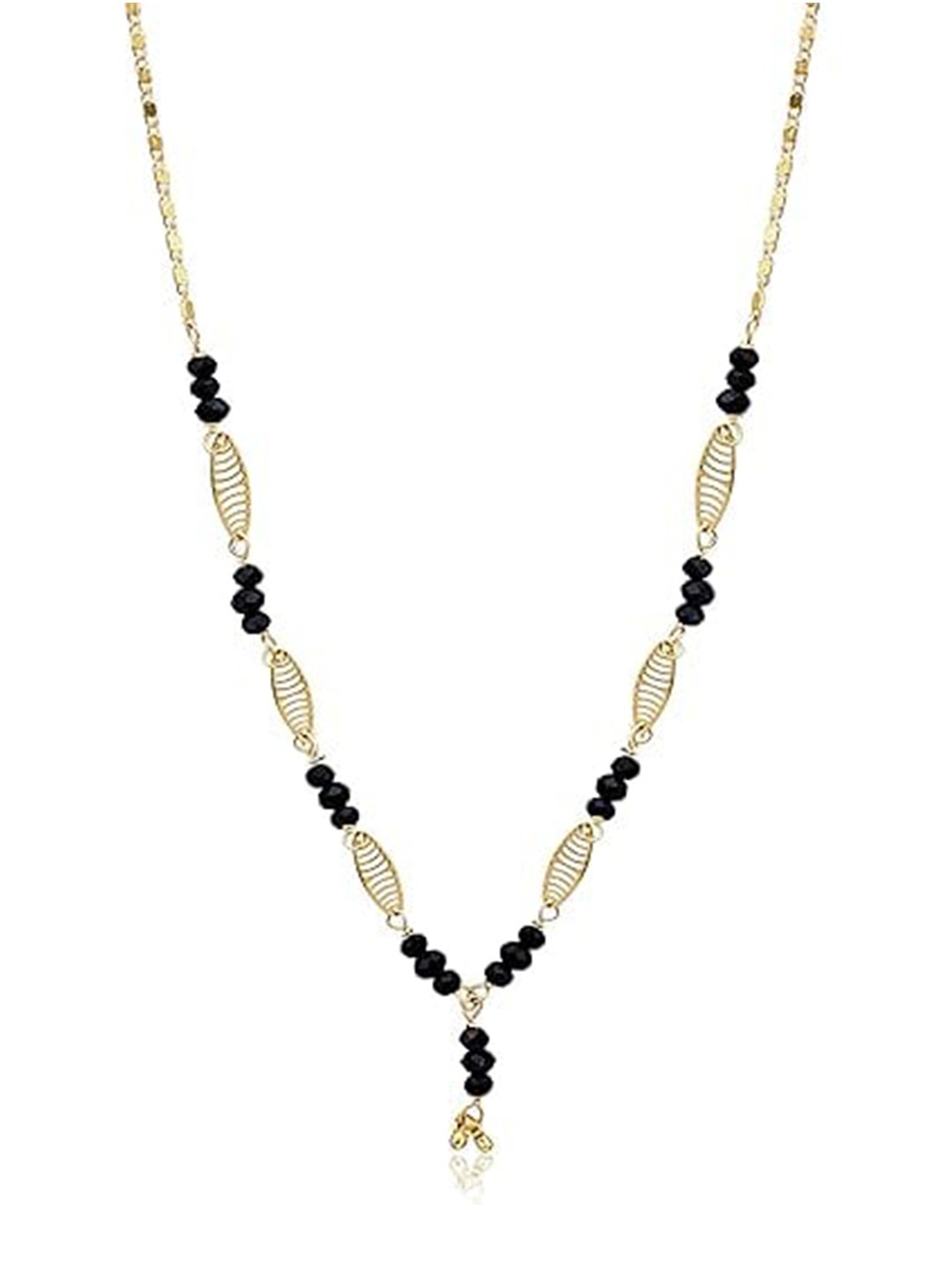 

Vighnaharta Gold-Plated Artificial Stones Mangalsutra