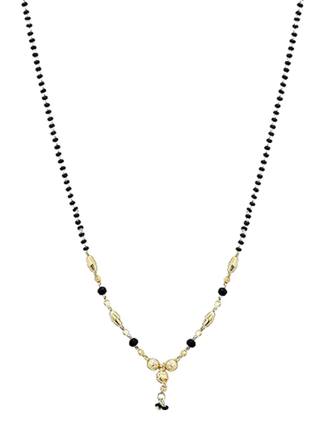 

Vighnaharta Gold-Plated Artificial Stones Mangalsutra