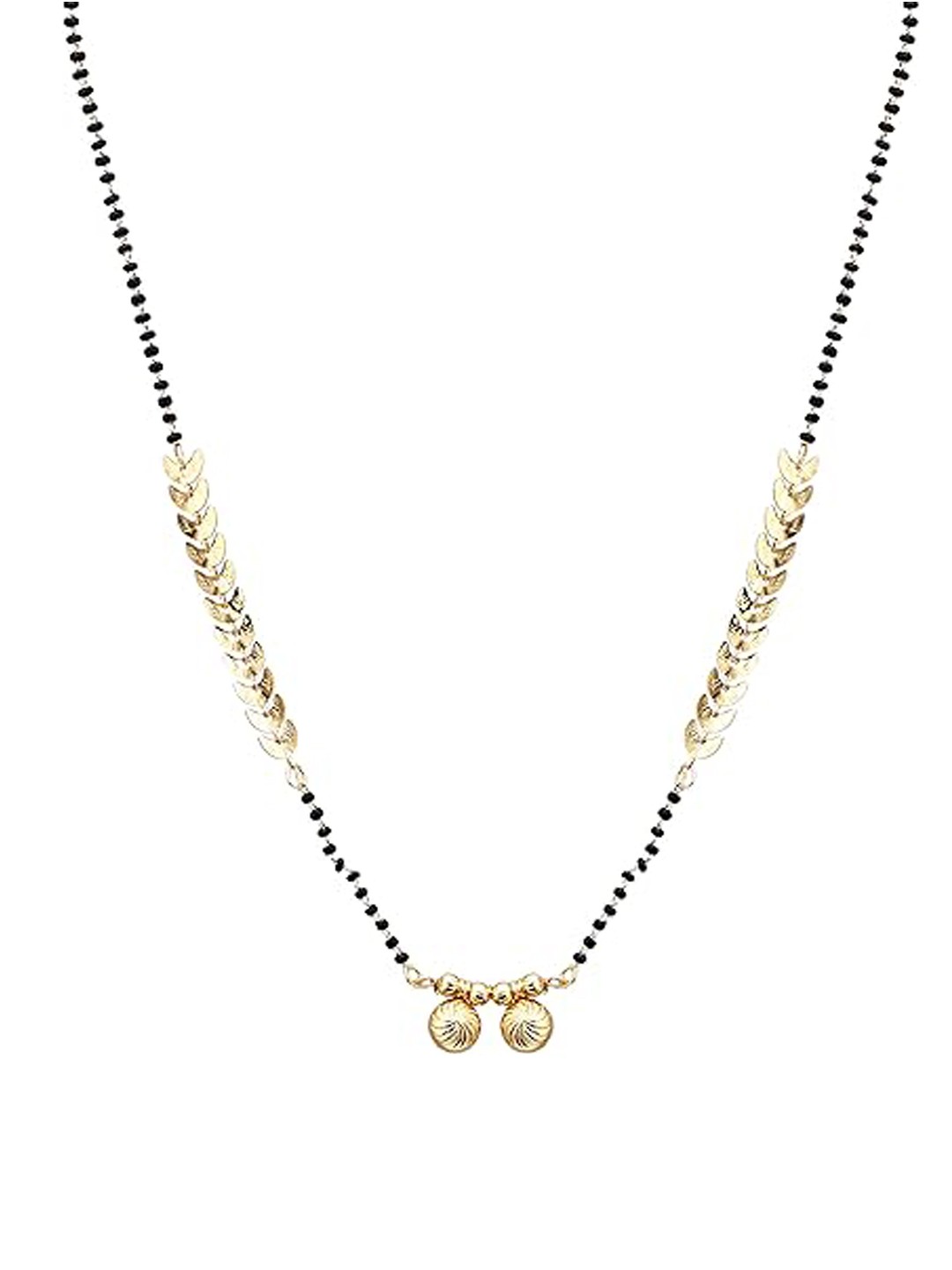 

Vighnaharta Gold-Plated Artificial Stones Mangalsutra