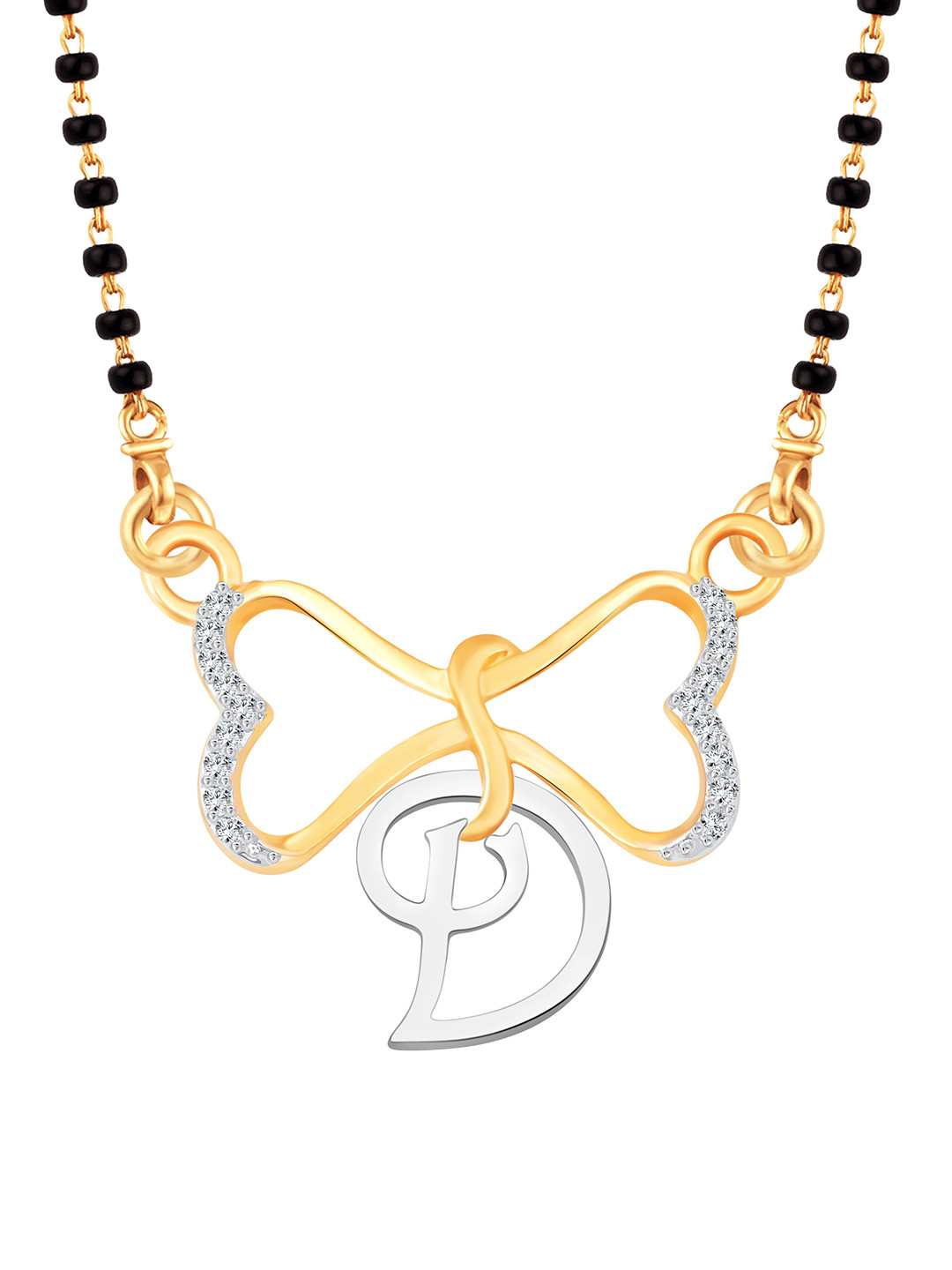 

Vighnaharta Gold-Plated Artificial Stones Mangalsutra
