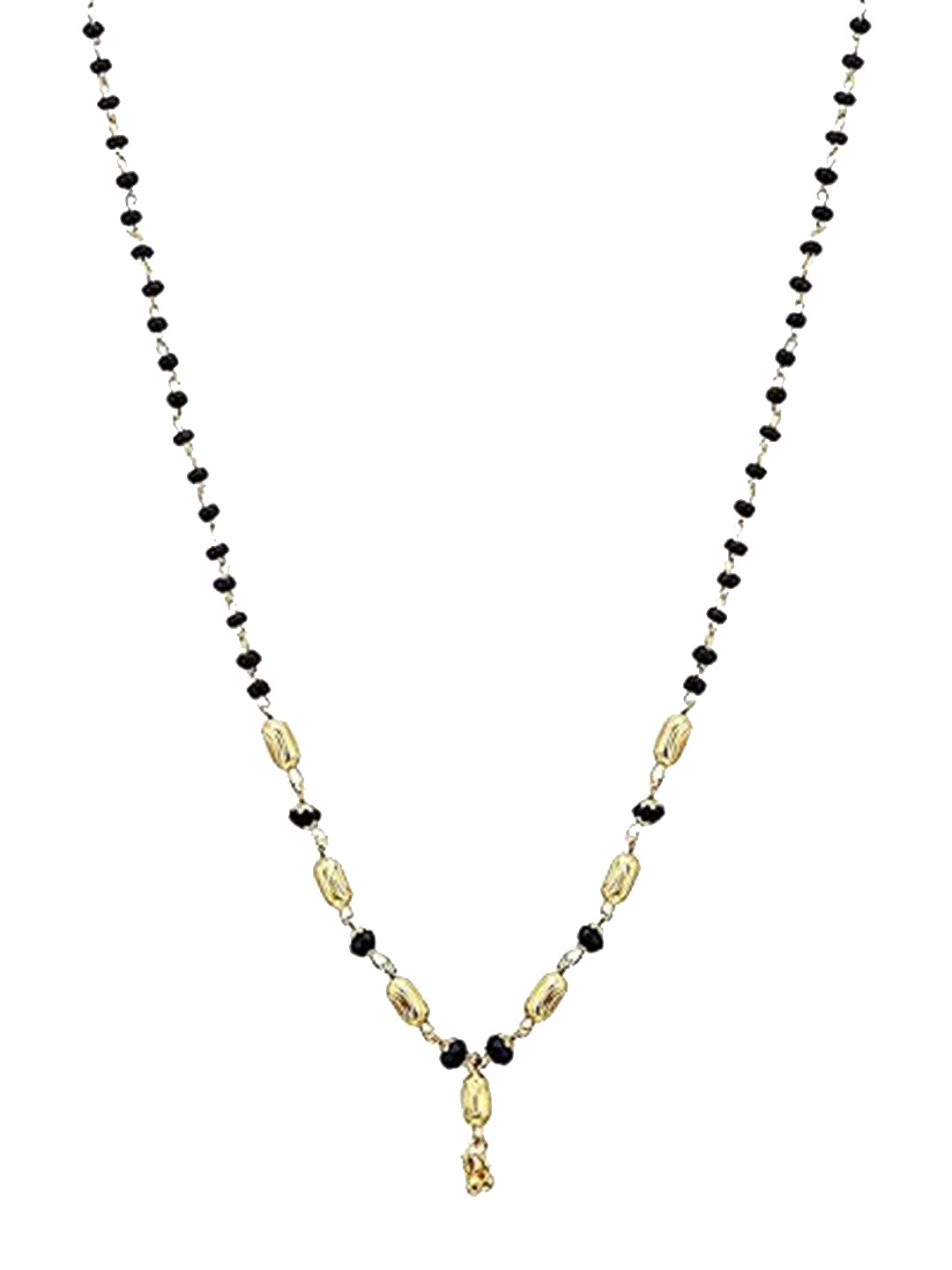 

Vighnaharta Gold-Plated Artificial Stones Mangalsutra