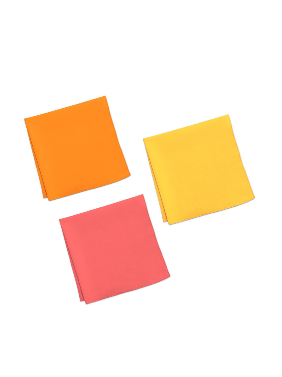 

hexafun Men Pack of 3 Pure Cotton Handkerchief, Pink