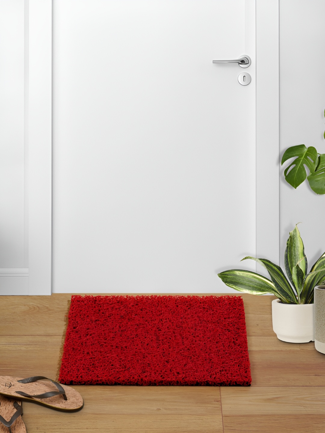 

Aura Red & Black Textured Anti-Skid Doormats
