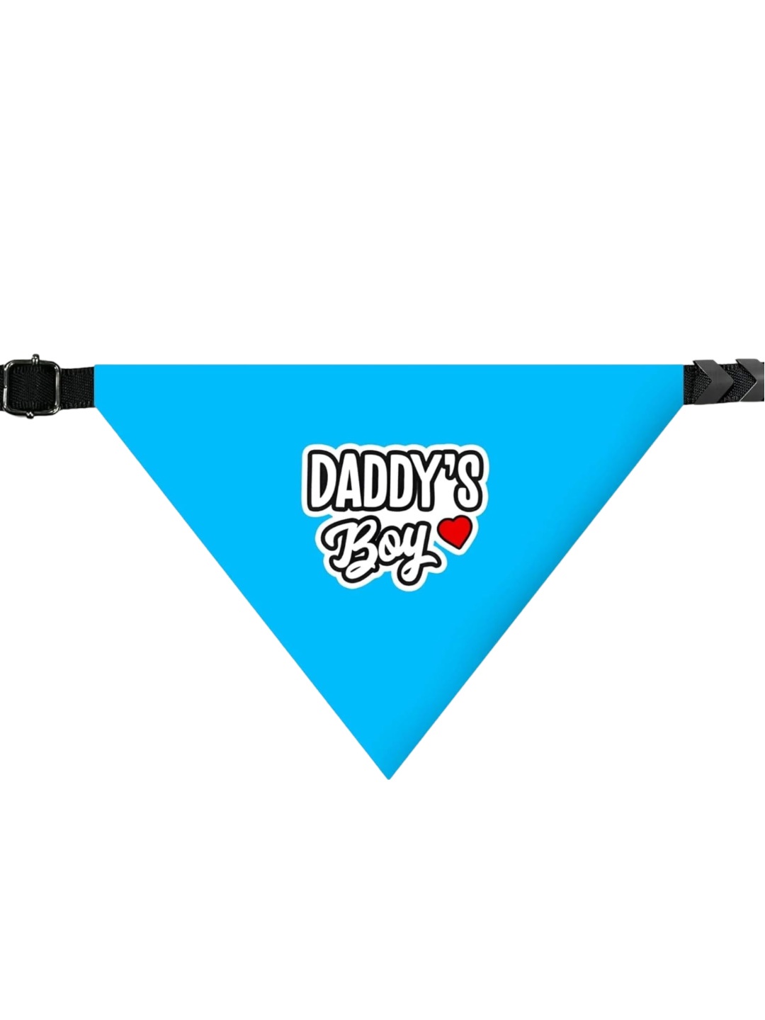 

Pawsindia Printed Cotton Dog Bandana, Blue