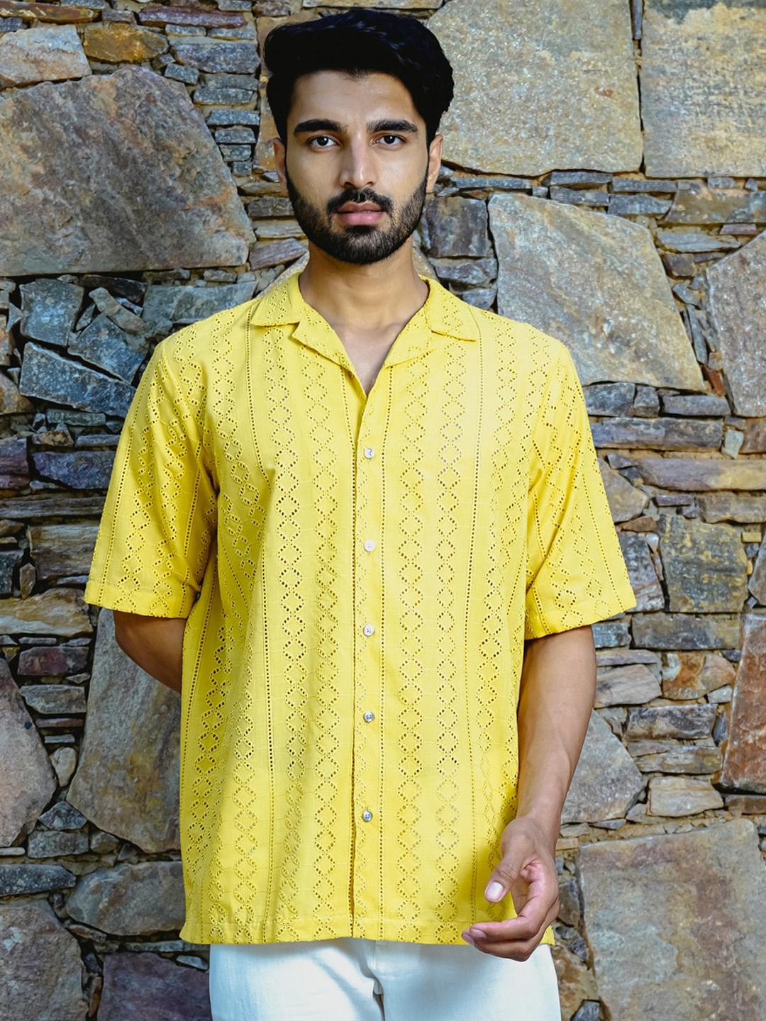 

Be Desi Men Ethnic Motifs Anarkali Kurta, Yellow