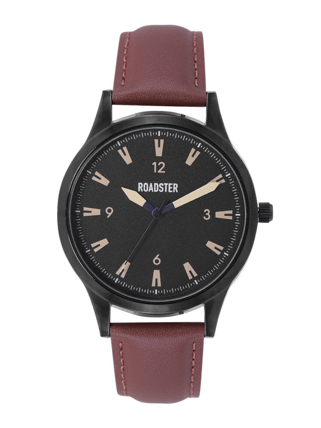 

Roadster The Lifestyle Co. Men Leather Straps Analogue Watch RS-10-01, Black