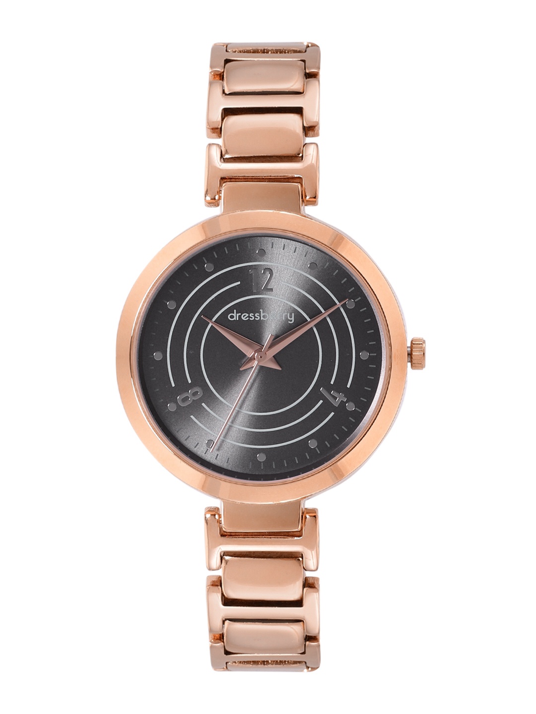

DressBerry Women Bracelet Style Straps Analogue Watch DB-23-03, Black