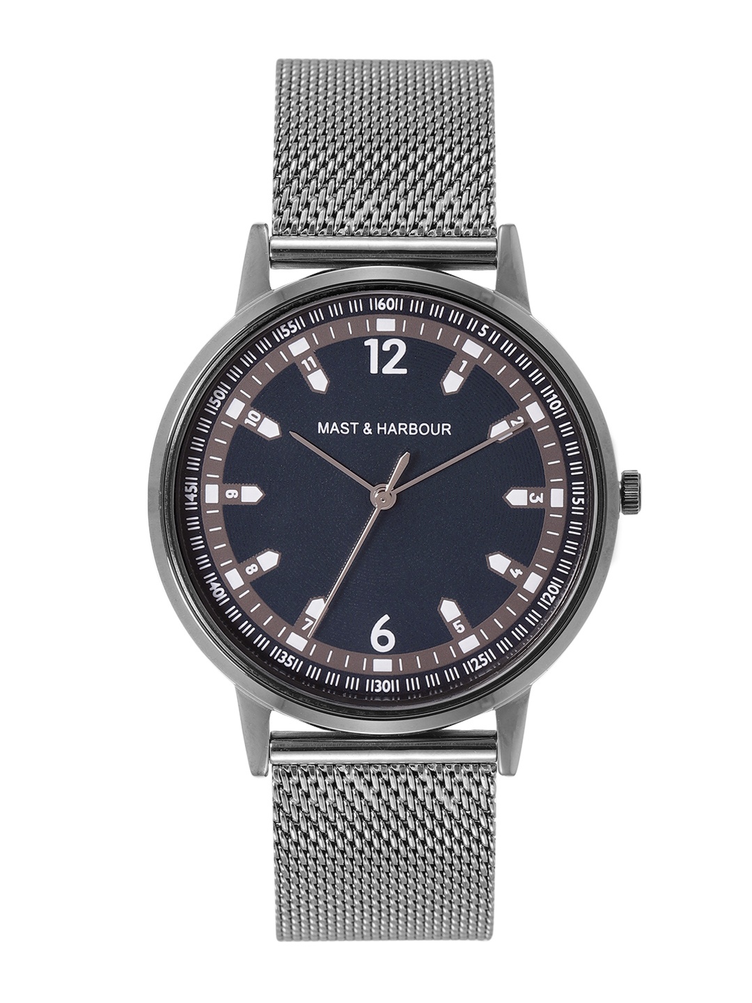 

Mast & Harbour Men Bracelet Style Straps Analogue Watch MH-20-03, Black