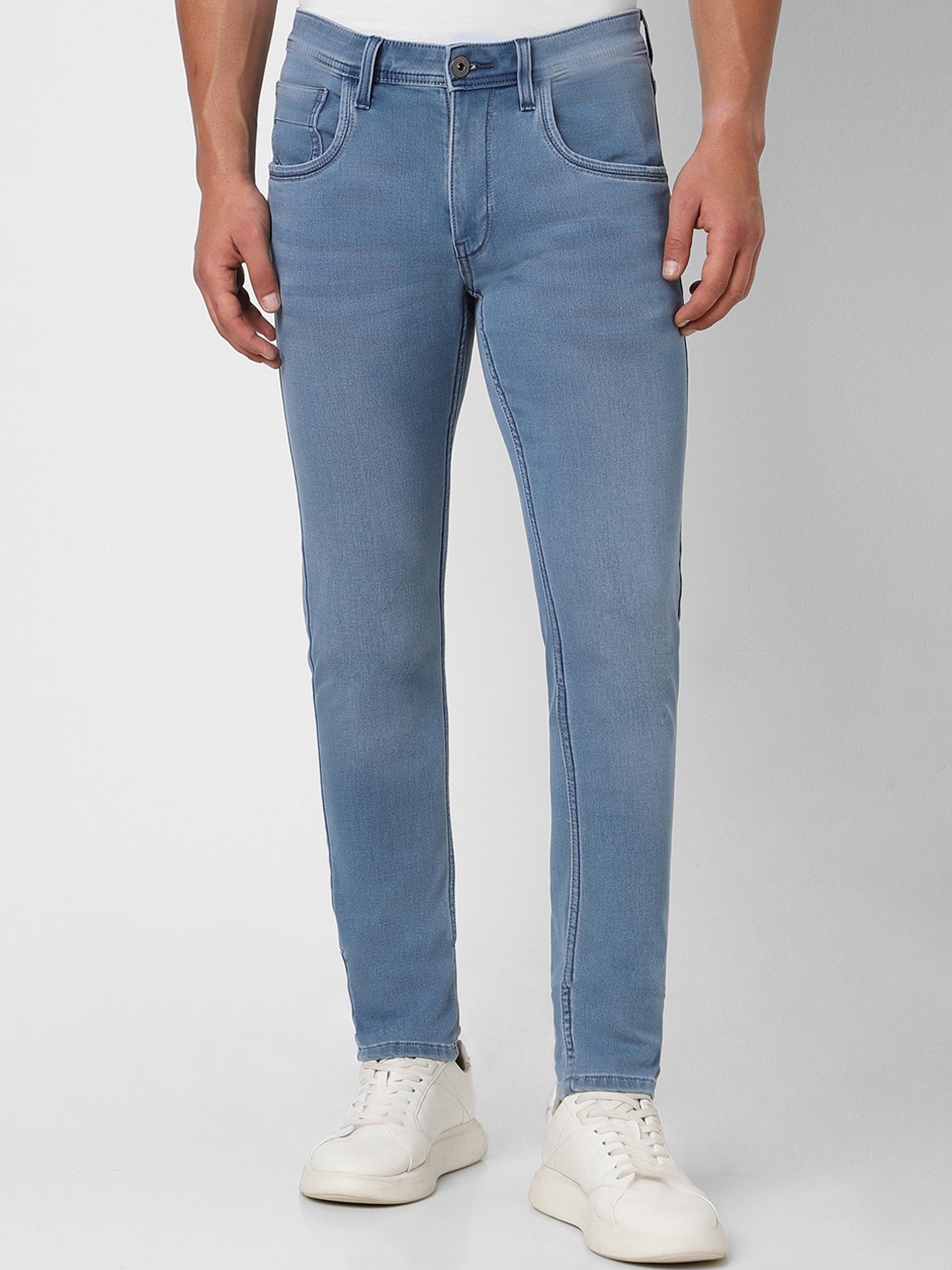 

VAN HEUSEN DENIM LABS Men Skinny Fit Clean Look Stretchable Jeans, Blue