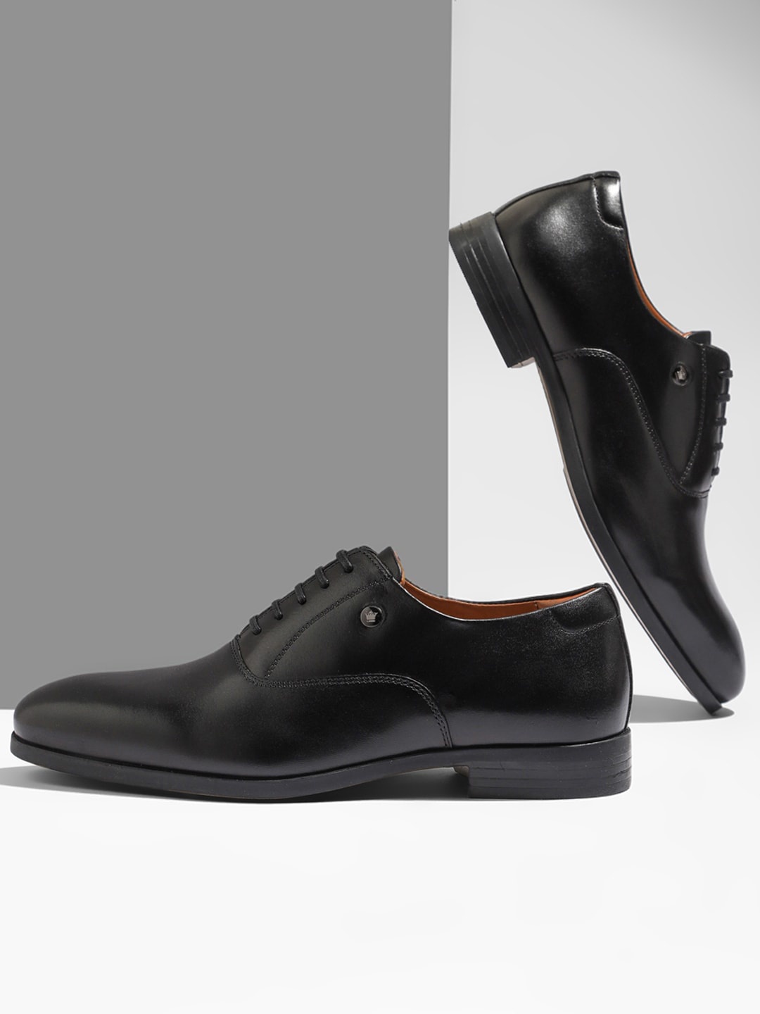 

Louis Philippe Men Leather Derbys, Black