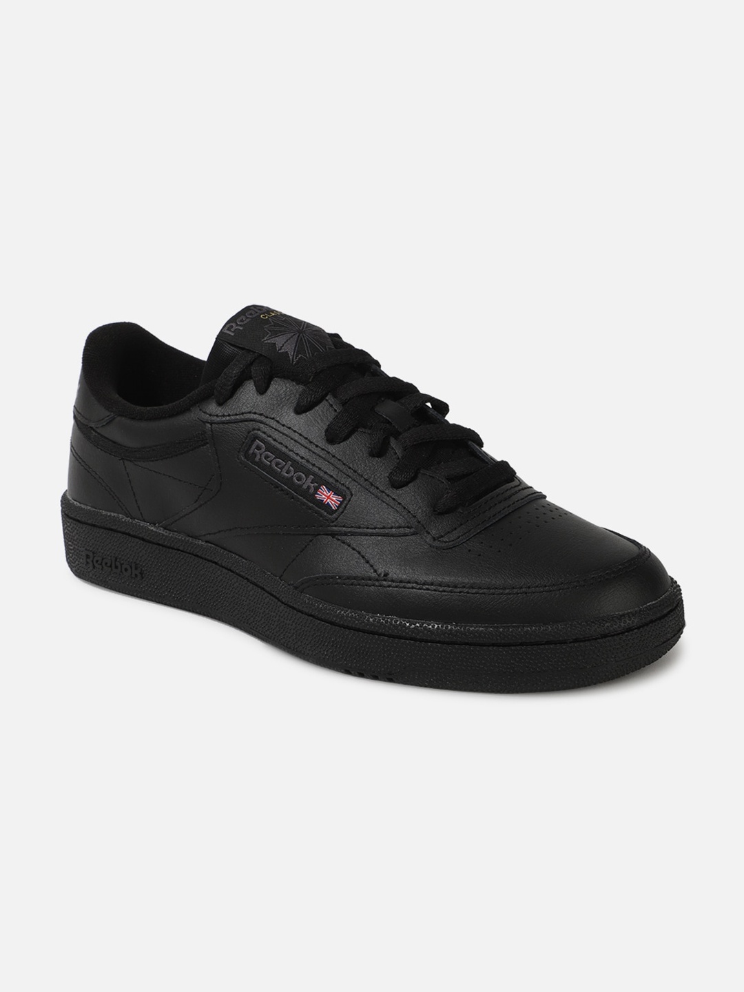 

Reebok Club C 85 M Men Leather Casual Sneakers, Black