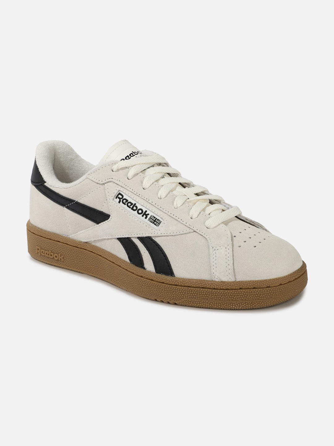 

Reebok Club C Grounds UK U Men Leather Casual Sneakers, Cream