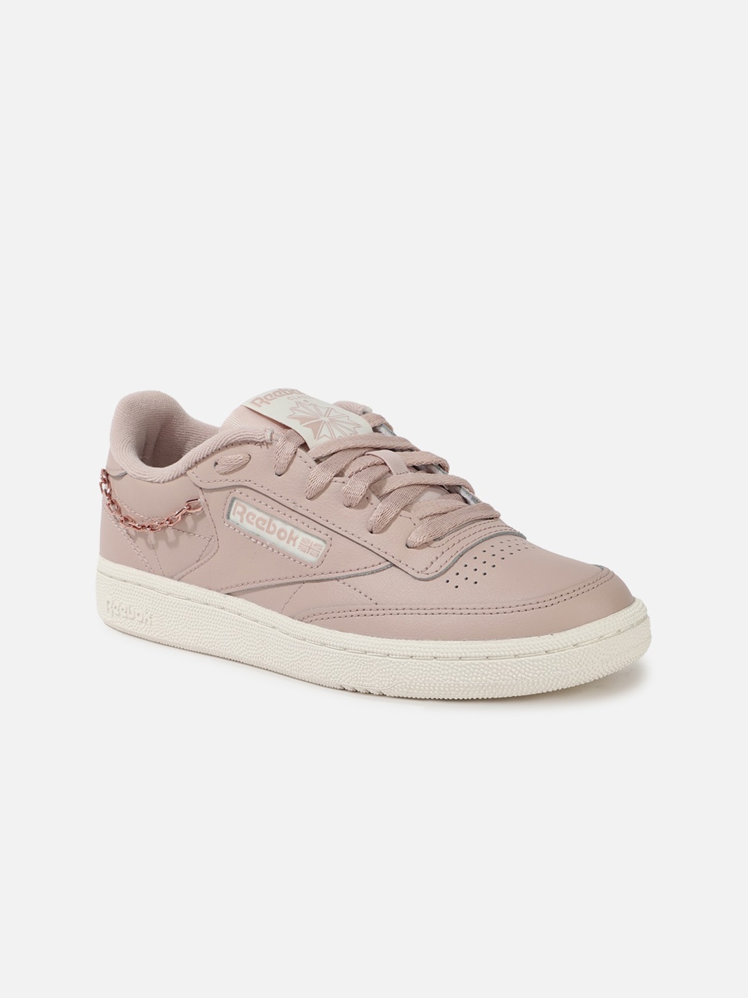 

Reebok Club C 85 W Women Leather Casual Sneakers, Pink