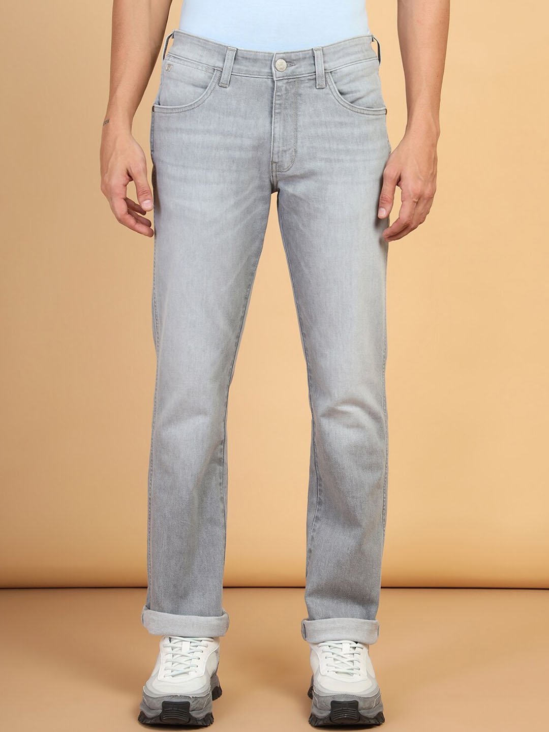 

Wrangler Men Millard Heavy Fade Stretchable Jeans, Grey
