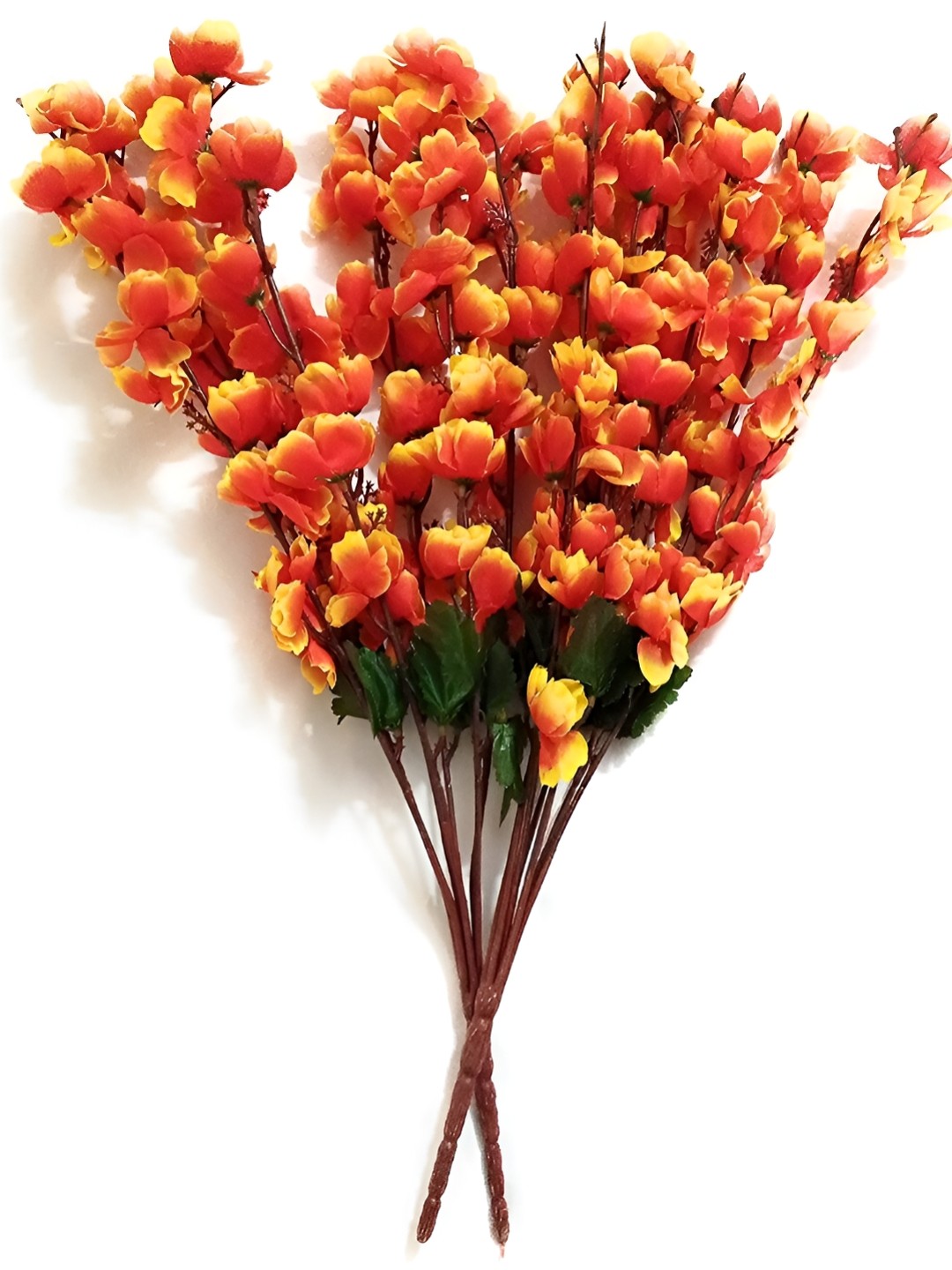 

WELL ART GALLERY Orange 2 Pieces Blossom Artificial Flower
