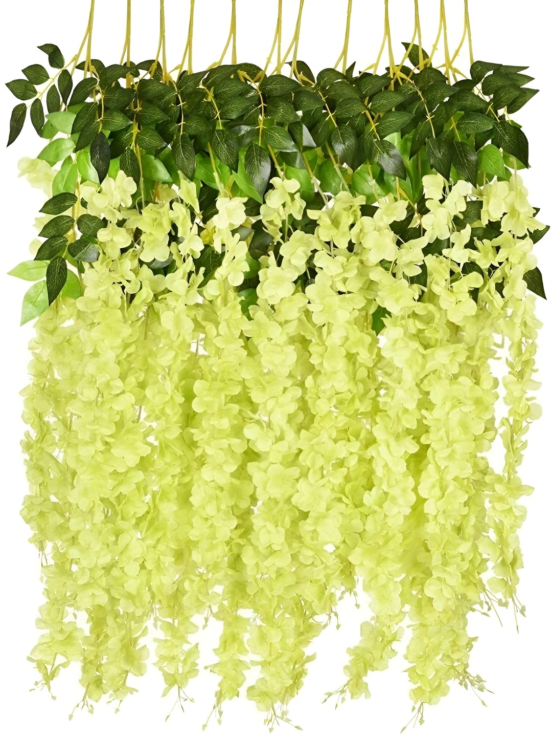 

WELL ART GALLERY Green 6 Pieces Hanging Blossom Artificial Flowers