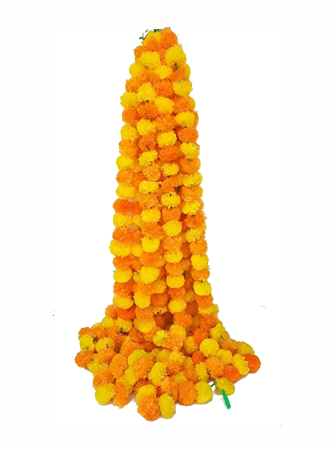 

WELL ART GALLERY Yellow Orange 5 Pieces Marigold Artificial Flowers