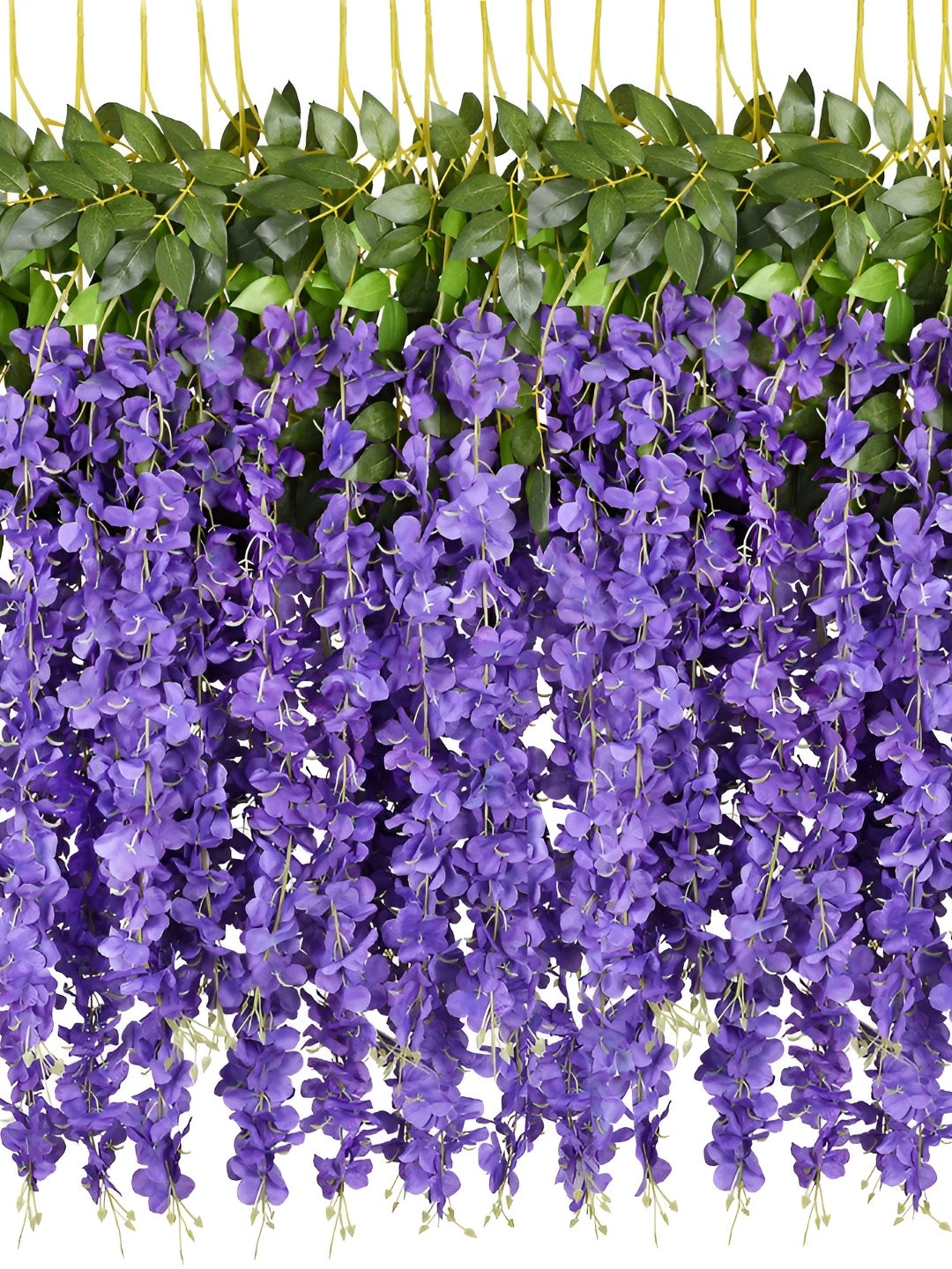 

WELL ART GALLERY Purple 10 Pieces Hanging Blossom Artificial Flower